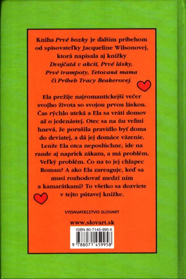 Jacqueline Wilsonová: PRVÉ BOZKY