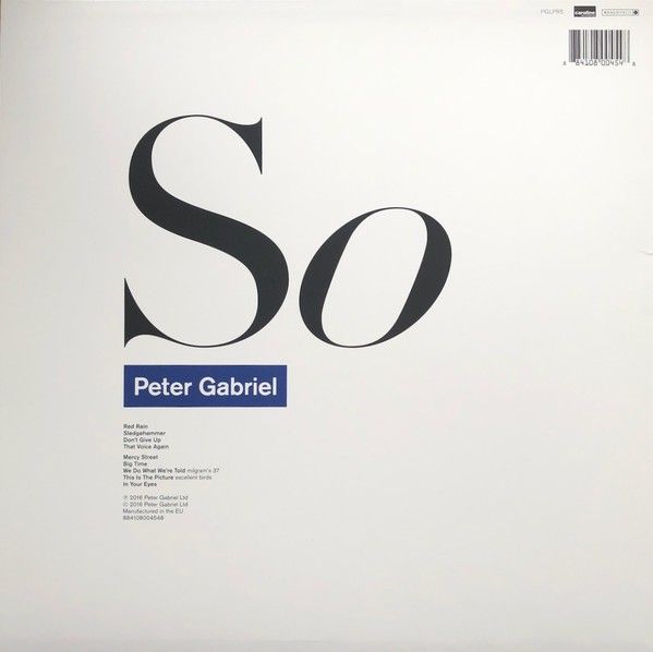 Peter Gabriel: SO - LP