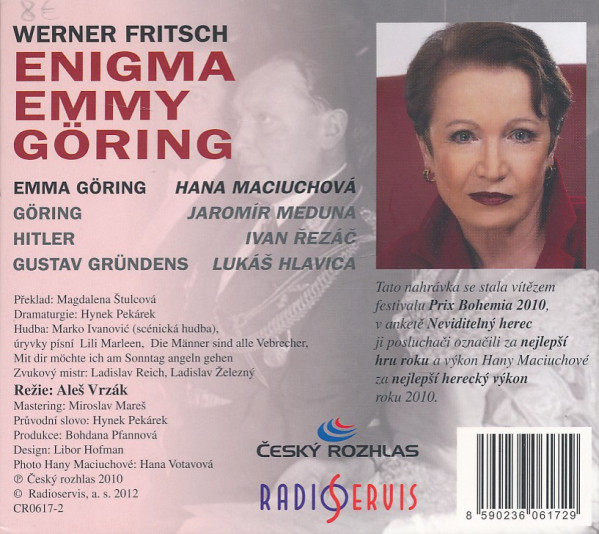 Werner Fritsch: ENIGMA EMMY GÖRING - AUDIOKNIHA