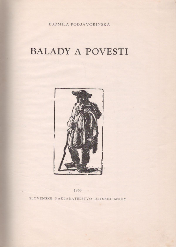 Ľudila Podjavorinská: BALADY A POVESTI