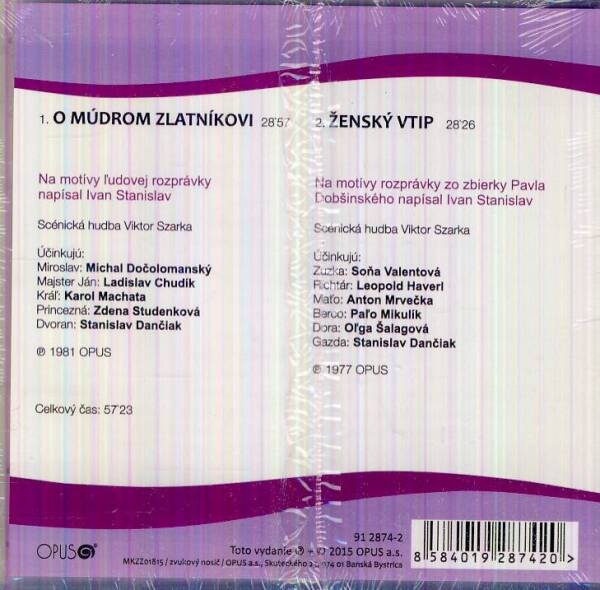 O MÚDROM ZLATNÍKOVI / ŽENSKÝ VTIP - CD