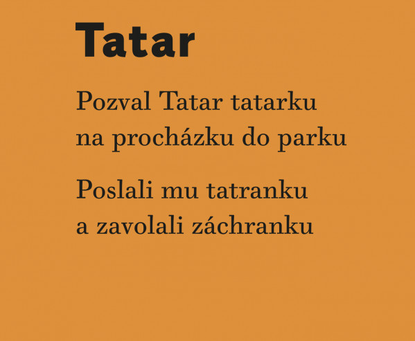 Jiří Dědeček, Aneta Žabková: POZVAL TATAR TATARKU