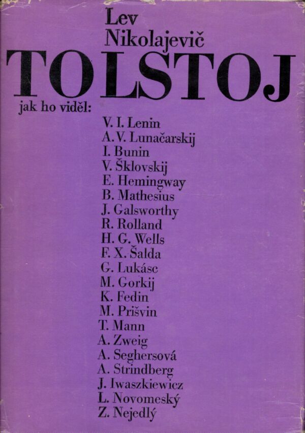 LEV NIKOLAJEVIČ TOLSTOJ JAK HO VIDĚL...