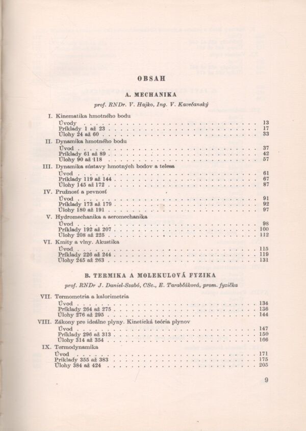 Vladimír Hajko: FYZIKA V PRÍKLADOCH