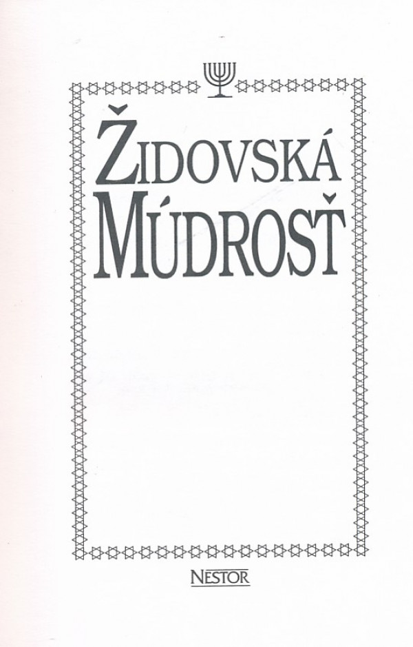 ŽIDOVSKÁ MÚDROSŤ