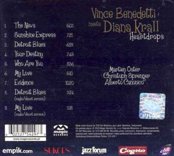 Diana Krall, Vince Benedetti: HEARTDROPS