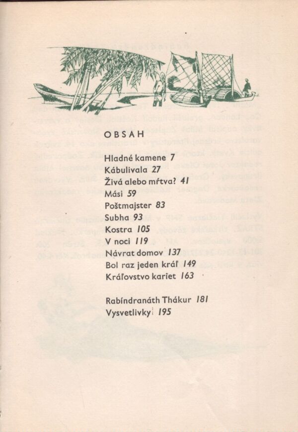 Rabíndranáth Thákur: HLADNÉ KAMENE