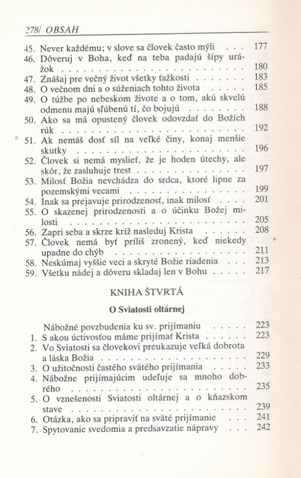 Tomáš Hemerken Kempenský: ŠTYRI KNIHY O NASLEDOVANÍ KRISTA