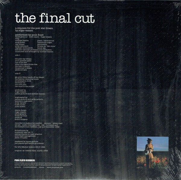 Pink Floyd: THE FINAL CUT - LP