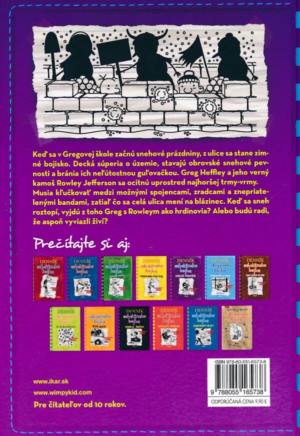 Jeff Kinney: DENNÍK ODVÁŽNEHO BOJKA 13 - SNEHOVÁ BITKA