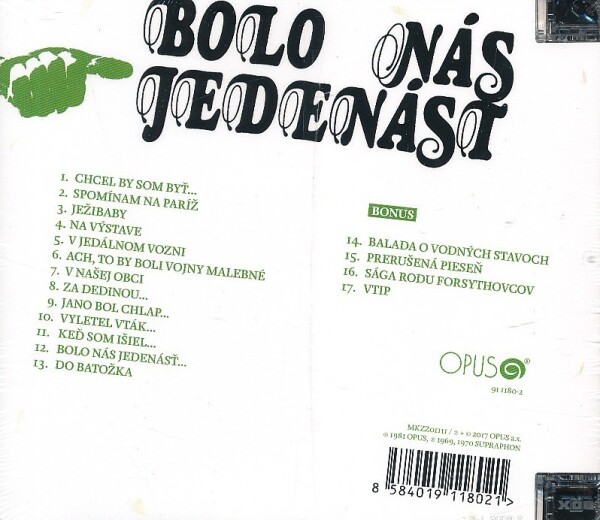 M. Lasica, J. Satinský, J. Filip: BOLO NÁS JEDENÁSŤ - CD