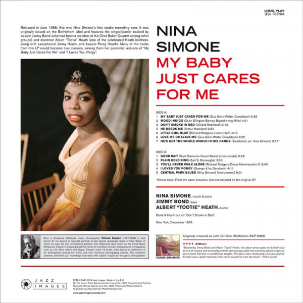 Nina Simone: MY BABY JUST CARES FOR ME - LP