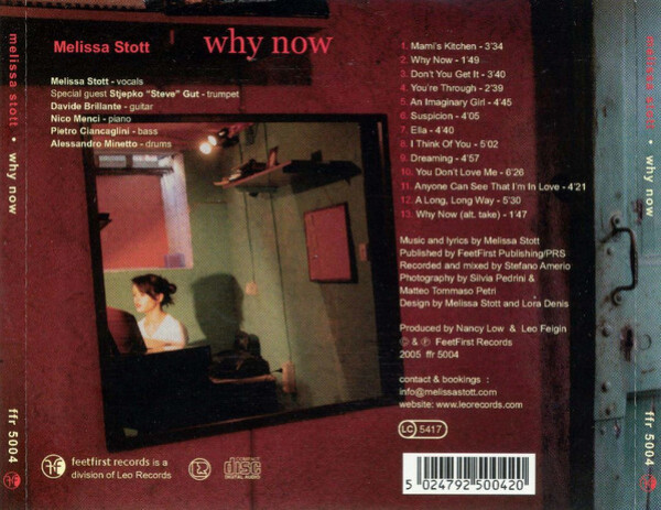 Melissa Stott: WHY NOW