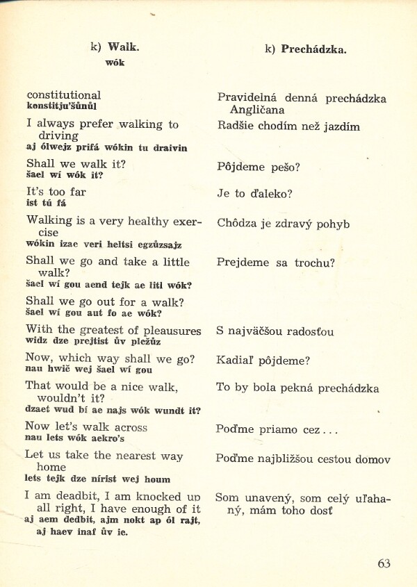 F. K. Jurák: ANGLICKO - SLOVENSKÉ ROZHOVORY