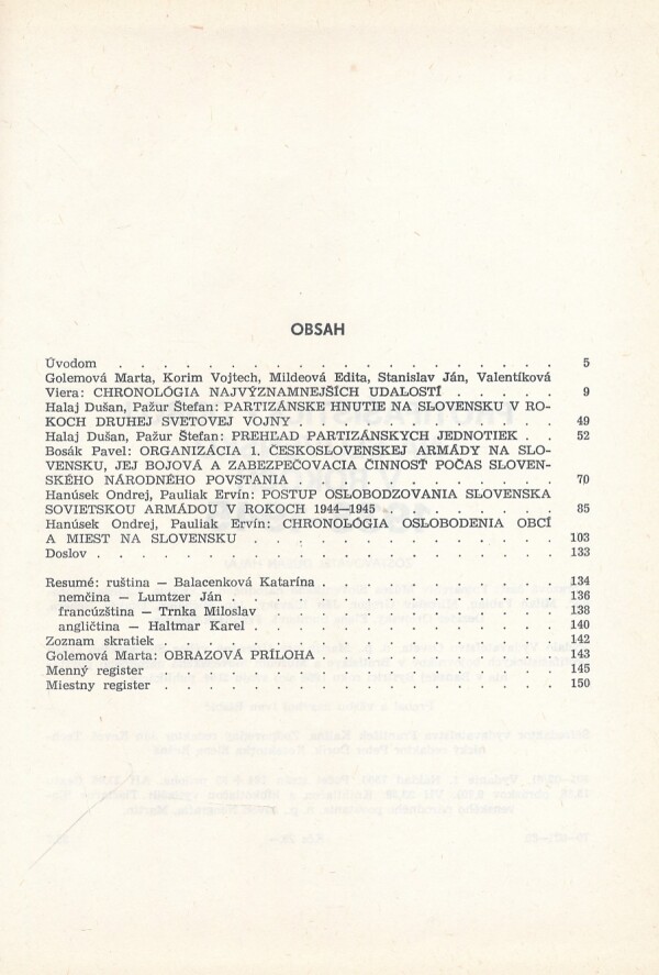Dušan Halaj: PROTIFAŠISTICKÝ ODBOJ NA SLOVENSKU V ROKOCH 1938-1945