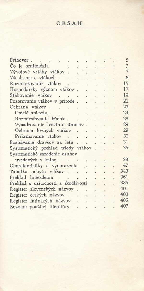 František Vilček: NAŠE VTÁKY