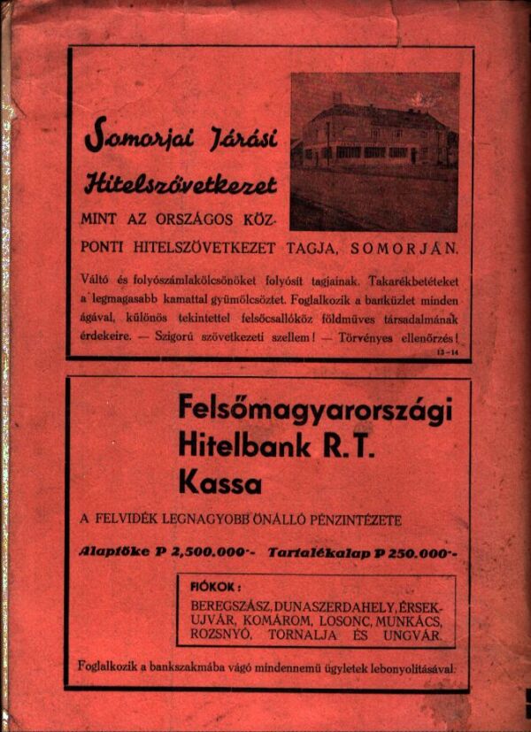 KOMÁROM VÁRMEGYE ÉVKÖNYVE AZ 1941. ÉVRE