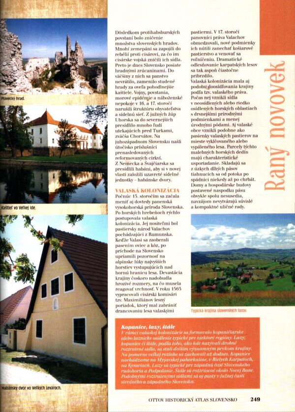 OTTOV HISTORICKÝ ATLAS - SLOVENSKO