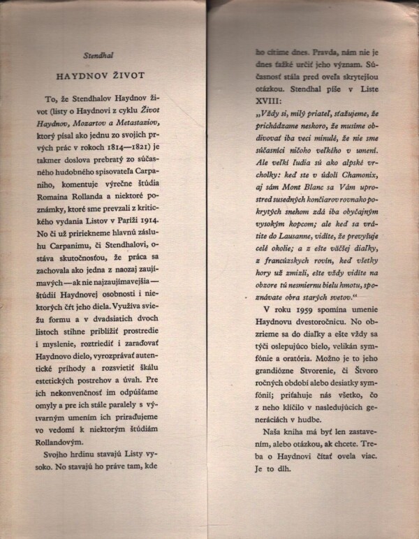 Stendhal: HAYDNOV ŽIVOT