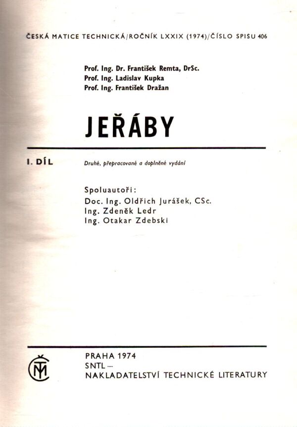 F. Remta, kol: JEŘÁBY I