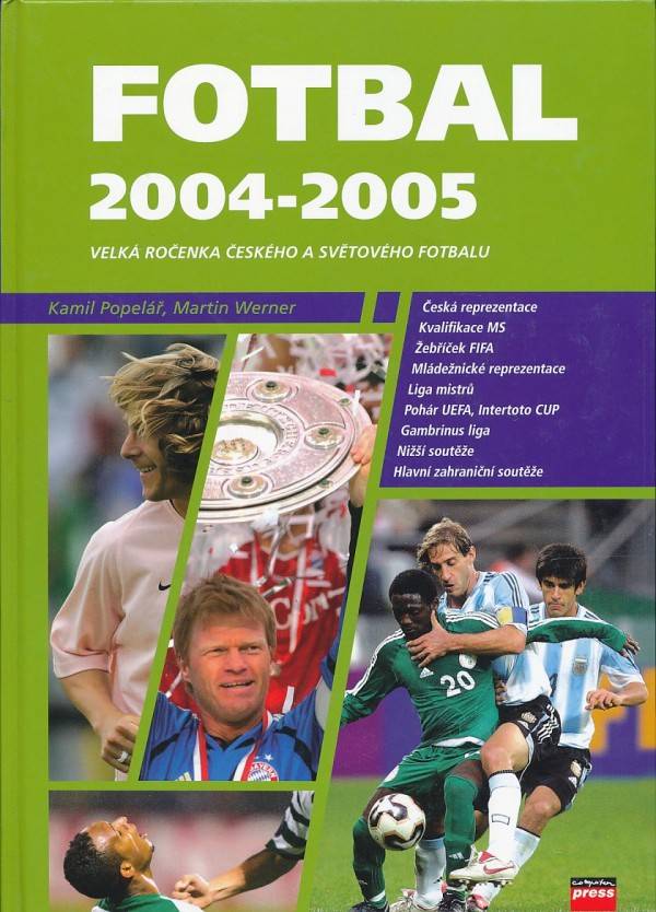 Kamil Popelář, Martin Werner: FOTBAL 2004 - 2005