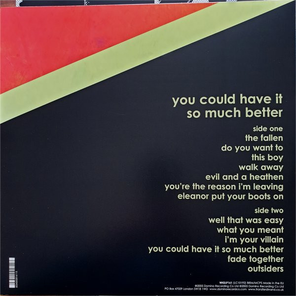 Franz Ferdinand: YOU COULD HAVE IT SO MUCH BETTER - LP