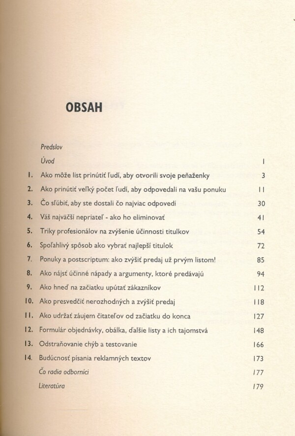 Goderfoy, Glocheux: TAJOMSTVO REKLAMNÉHO TEXTU