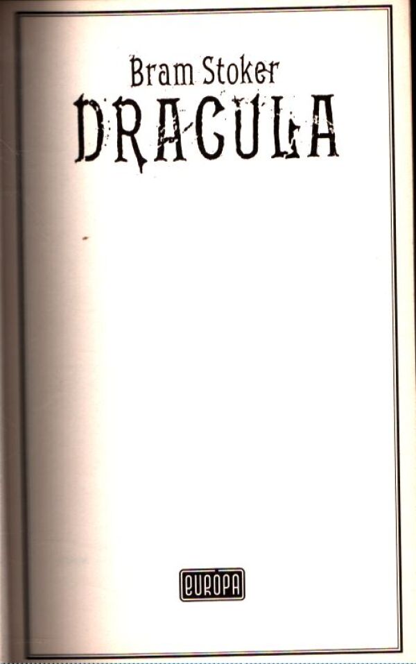 Bram Stoker: DRACULA