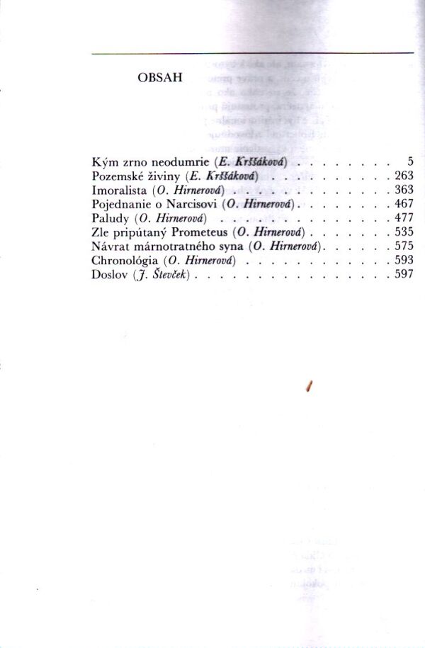 André Gide: VÝBER Z DIELA