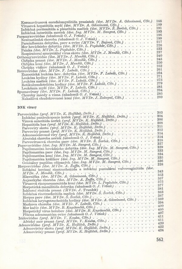 J.O. Vrtiak, K. Hejlíček: ŠPECIÁLNA EPIZOOTOLÓGIA 2