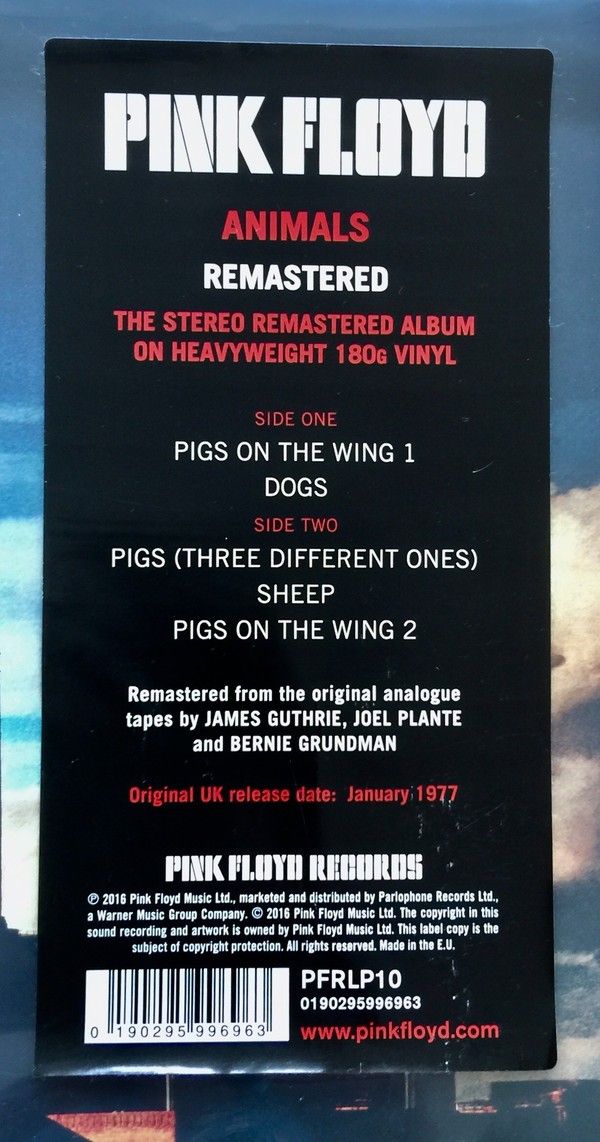 Pink Floyd: ANIMALS - LP