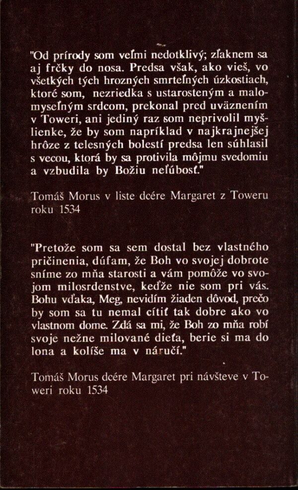 Josef Seuffert: TOMÁŠ MORUS