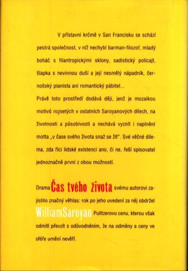 William Saroyan: ČAS TVÉHO ŽIVOTA
