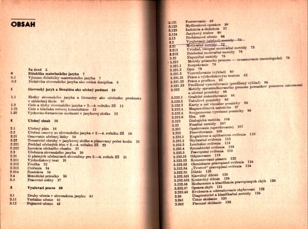 V. Betáková, Ž. Tarcalová: DIDAKTIKA MATERINSKÉHO JAZYKA