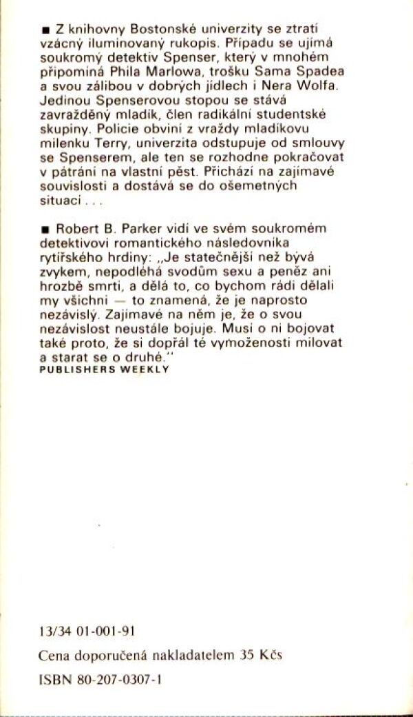 Robert B. Parker: GODWULFSKÝ RUKOPIS