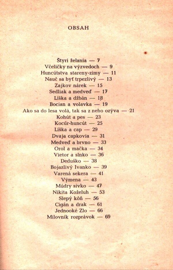 K. D. Ušinskij: ROZPRÁVKY O ZVIERATKÁCH
