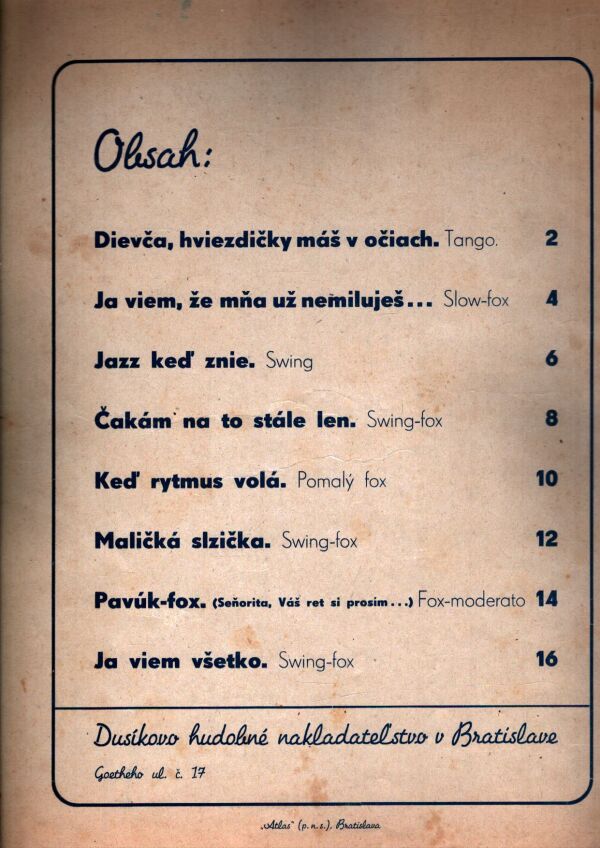 SLOVENSKÉ TANEČNÉ MELÓDIE