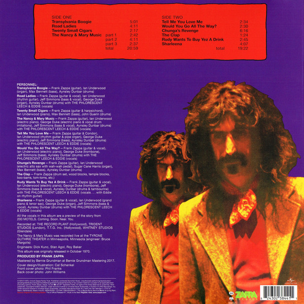 Frank Zappa: CHUNGA`S REVENGE - LP