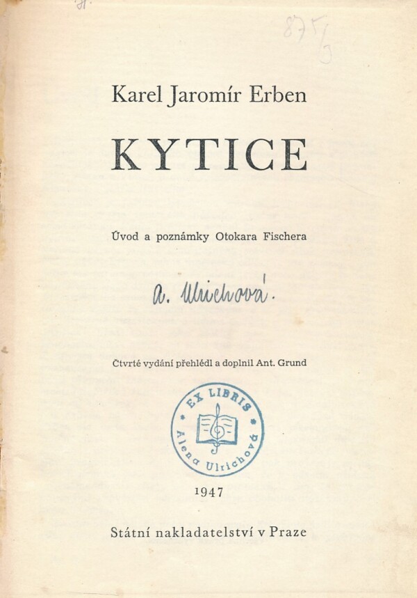 Karel Jaromír Erben: KYTICE