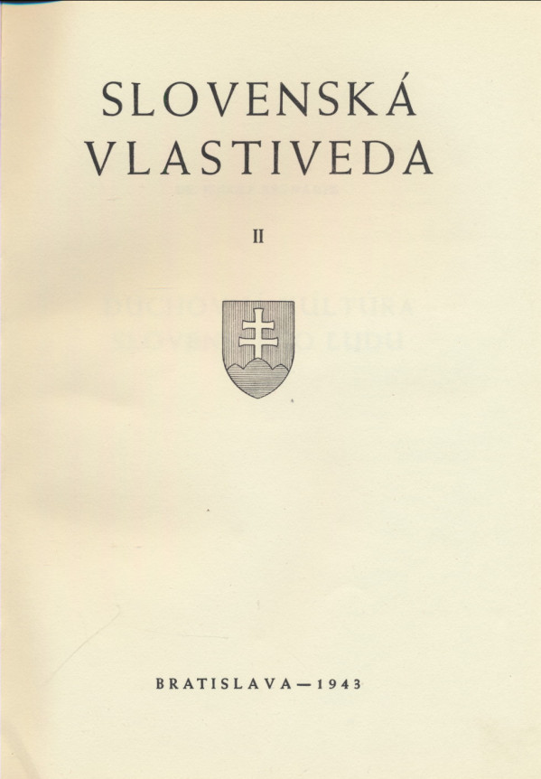 SLOVENSKÁ VLASTIVEDA II.