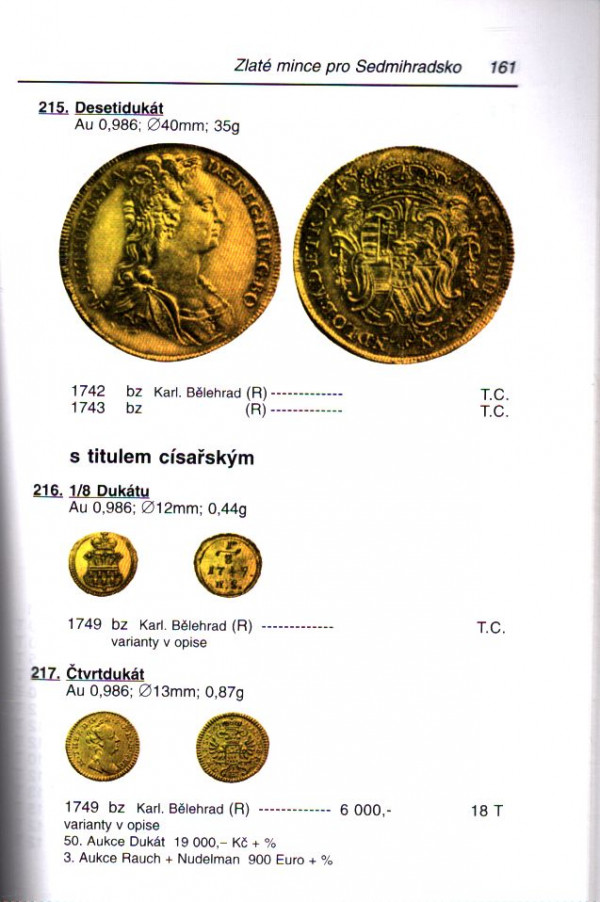 Vlastislav Novotný: MINCE MARIE TEREZIE 1740-1780