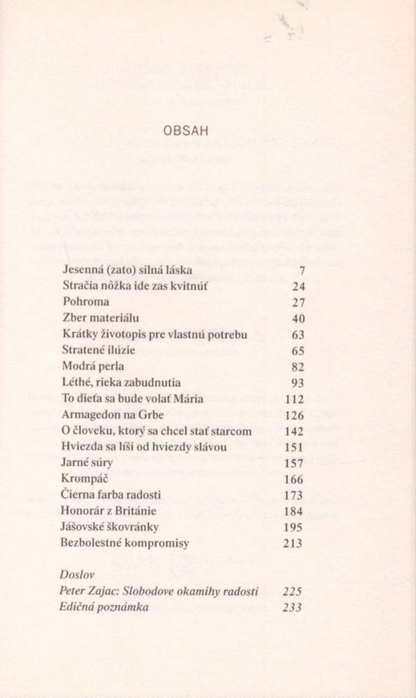 Rudolf Sloboda: JESENNÁ (ZATO) SILNÁ LÁSKA