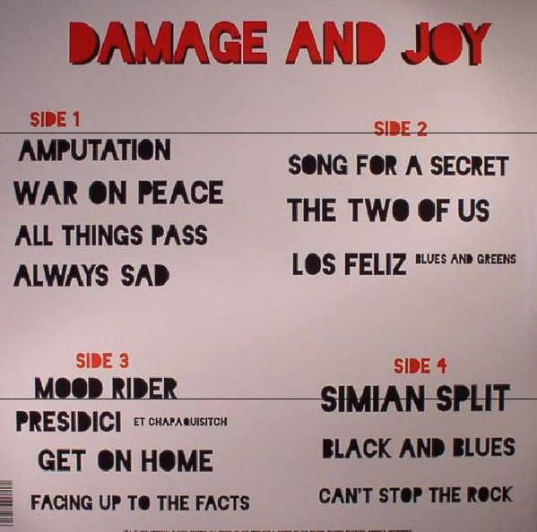 The Jesus and Mary Chain: DAMAGE AND JOY - 2 LP