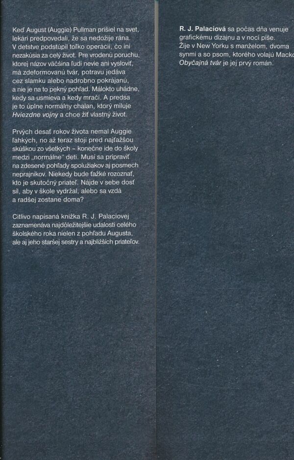 R.J. Palaciová: Obyčajná tvár