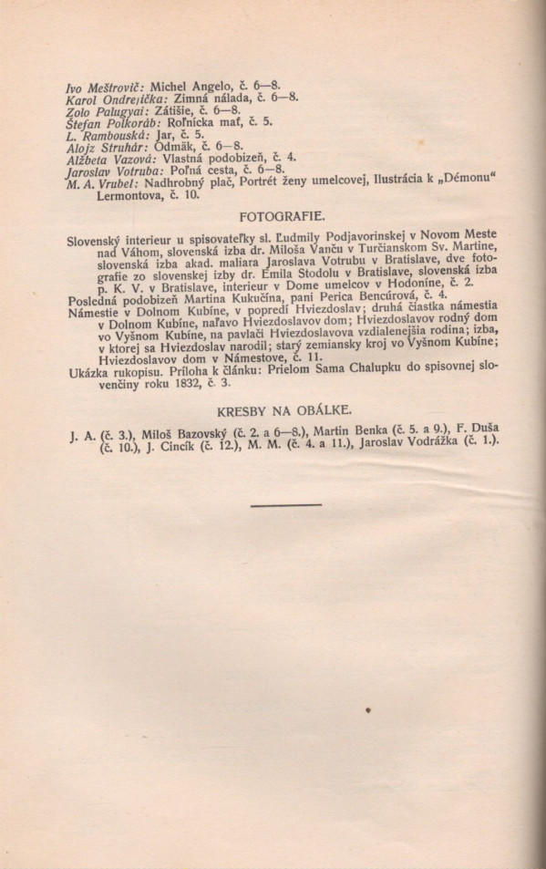SLOVENSKÉ POHĽADY, ROČ. XLVII, Č. 1 - 11