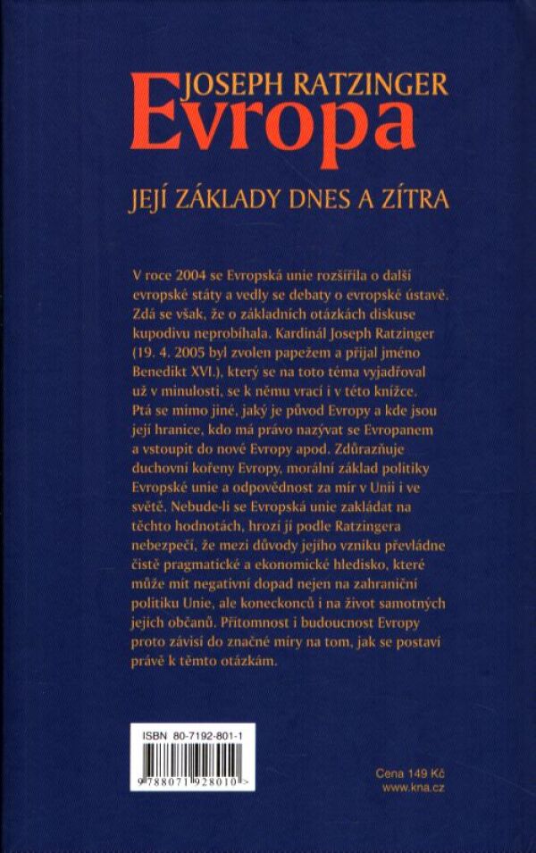 Joseph Ratzinger: EVROPA