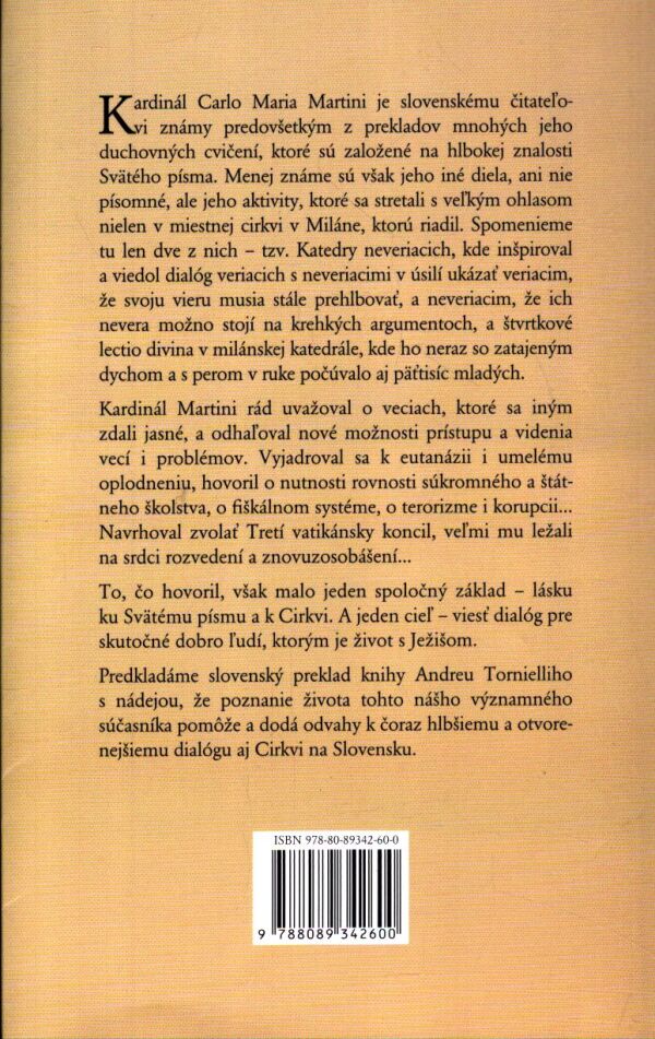 Andrea Tornielli: CARLO MARIA MARTINI - PROROK DIALOGU