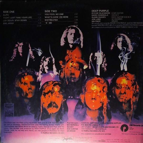 Deep Purple: BURN - LP