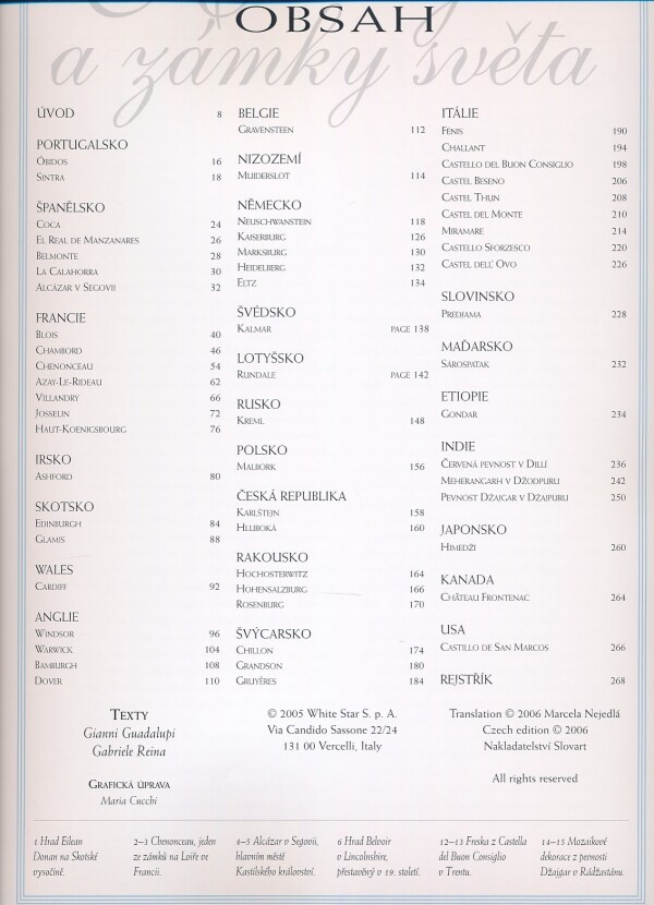 Gianni Guadalupi, Gabriele Reina: HRADY A ZÁMKY SVĚTA
