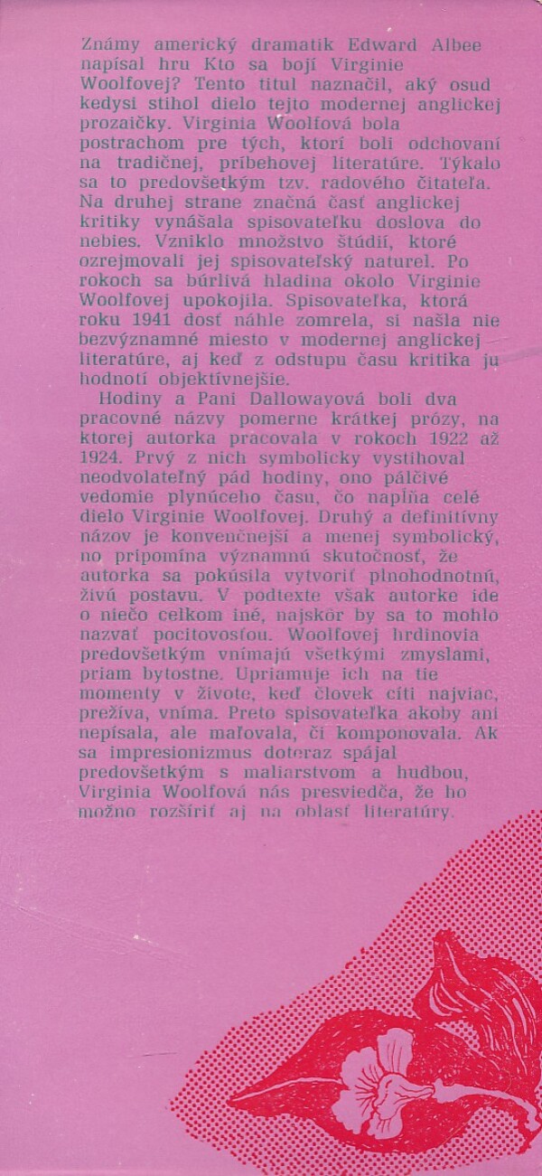 Virginia Woolfová: PANI DALLOWAYOVÁ